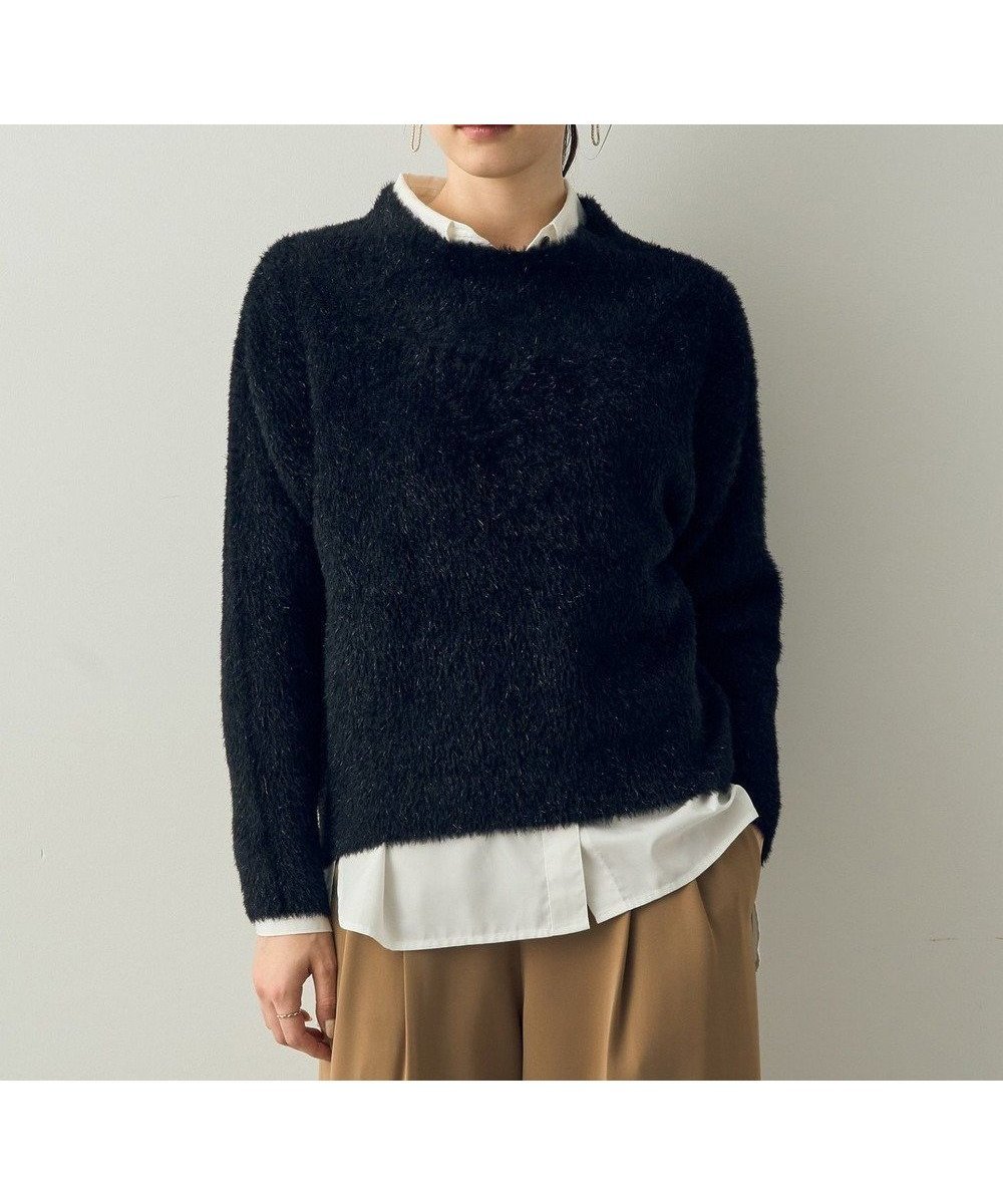 【イェッカ ヴェッカ/YECCA VECCA】の2wayラメフェザーニット インテリア・キッズ・メンズ・レディースファッション・服の通販 founy(ファニー) 　ファッション　Fashion　レディースファッション　Ladies' Fashion Online　トップス・カットソー　Tops/Tshirt　ニット　Knit Tops　おすすめ　Recommend　オフショルダー　Off Shoulder　セーター　Sweater　フェザー　Feather　ポケット　Pocket　冬　Winter　A/W・秋冬　Aw・Autumn/Winter・Fw・Fall-Winter　Black|ID: prp329100004591356 ipo3291000000032588011