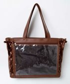 【ウィゴー/WEGO】の【痛バ&推し活グッズ】レースアップ痛バッグL ブラウン|ID: prp329100004591363 ipo3291000000032588091