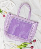 【ウィゴー/WEGO】の【痛バ&推し活グッズ】レースアップ痛バッグL ライトパープル|ID: prp329100004591363 ipo3291000000032588097
