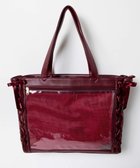 【ウィゴー/WEGO】の【痛バ&推し活グッズ】レースアップ痛バッグL ワイン|ID: prp329100004591363 ipo3291000000032682049