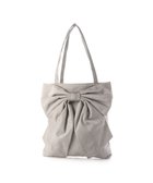 【アンビリオン/UNBILLION】のカシュカシュ cachecache / リボン付タテ型トートバッグ シルバー|ID: prp329100004591369 ipo3291000000032588198