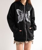 【ウィゴー/WEGO】のバタフライBIGZIPパーカー 人気、トレンドファッション・服の通販 founy(ファニー) ファッション Fashion レディースファッション Ladies' Fashion Online トップス・カットソー Tops/Tshirt パーカ Sweats おすすめ Recommend ショート Short スマホ Smartphone バタフライ Butterfly パーカー Hoodie ビッグ Big ポケット Pocket ロング Long 再入荷 Restock/Back In Stock/Re Arrival A/W・秋冬 Aw・Autumn/Winter・Fw・Fall-Winter 長袖 Long Sleeve thumbnail ブラック|ID: prp329100004591370 ipo3291000000032588211