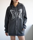 【ウィゴー/WEGO】のバタフライBIGZIPパーカー 人気、トレンドファッション・服の通販 founy(ファニー) ファッション Fashion レディースファッション Ladies' Fashion Online トップス・カットソー Tops/Tshirt パーカ Sweats おすすめ Recommend ショート Short スマホ Smartphone バタフライ Butterfly パーカー Hoodie ビッグ Big ポケット Pocket ロング Long 再入荷 Restock/Back In Stock/Re Arrival A/W・秋冬 Aw・Autumn/Winter・Fw・Fall-Winter 長袖 Long Sleeve thumbnail ブラック中濃色|ID: prp329100004591370 ipo3291000000032588212