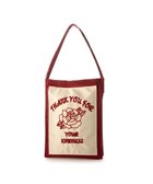 【アンビリオン/UNBILLION】のカシュカシュ cachecache / チェーンステッチ刺繍トートバッグ レッド|ID: prp329100004591374 ipo3291000000032588236