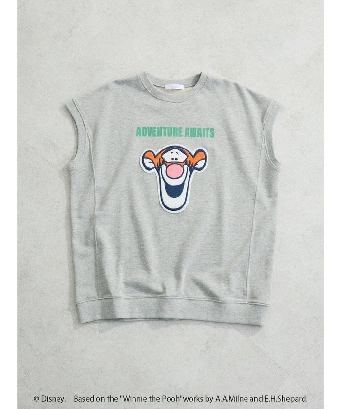 【グリーンパークス/Green Parks】のWinnie the Pooh/ノースリーブベストⅡ インテリア・キッズ・メンズ・レディースファッション・服の通販 founy(ファニー) https://founy.com/ ファッション Fashion レディースファッション Fashion for Women アウター Coat / Outerwear Collection トップス・カットソー Cut & Sew Tops キャミソール&ノースリーブ Camisoles & Sleeveless Tops シャツ・ブラウス・オフィスカジュアル Elegant Blouses & Button-Ups ロングTシャツ・Tシャツ Longline T-Shirts & Tees ベスト&ジレ / 重ね着スタイル Vests & Gilets カットソー・ベーシックTシャツ Cut-and-Sewn Tops / Stretch Tees & Basics カットソー Cut and Sewn Top キャラクター Character, Licensed Characters ノースリーブ Sleeveless, No-Sleeve フロント Front, Front Design ベスト Vest, Waistcoat ポケット Pocket, Pocket Detail 夏 Summer 春 Spring S/S・春夏 SS, Spring/Summer, Warm Season |ID: prp329100004591375 ipo3291000000036278651