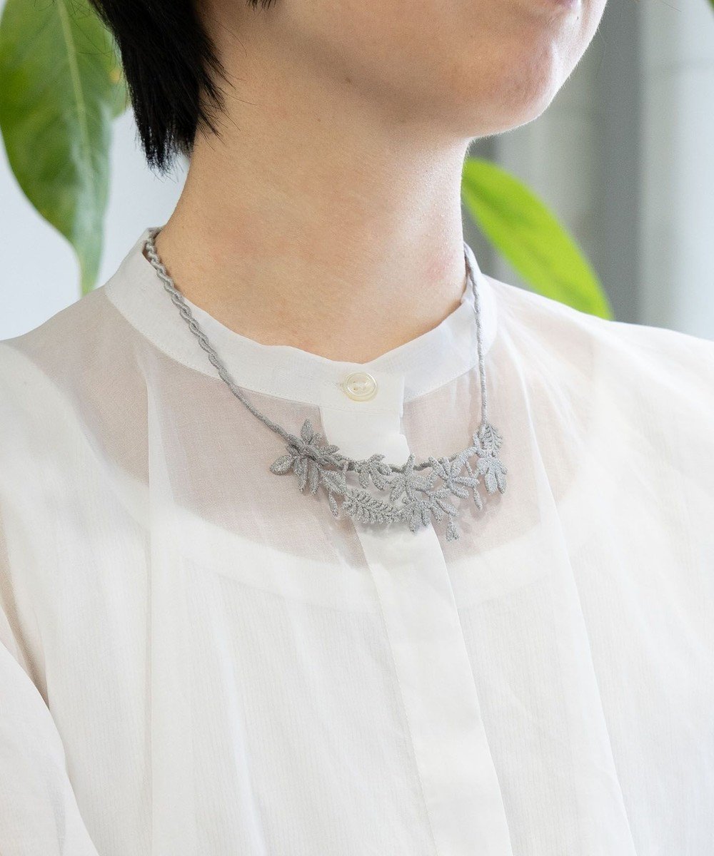 【エンブランド/embland】のleavesネックレス インテリア・キッズ・メンズ・レディースファッション・服の通販 founy(ファニー) 　ファッション　Fashion　レディースファッション　Fashion for Women　ジュエリー　Jewelry　ネックレス　Necklaces & Pendants　アクセサリー　Fashion Accessories　チェーン　Chain, Chain Strap　ネックレス　Necklace, Pendant Necklace　グレー|ID: prp329100004591382 ipo3291000000032672085