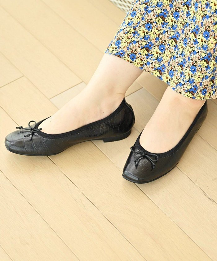 【ヌーベルローブオウ/nouvelleRobe Ou】の【本革・高反発】Square スクエアトゥ 型押しバレエシューズ インテリア・キッズ・メンズ・レディースファッション・服の通販 founy(ファニー) https://founy.com/ ファッション Fashion レディースファッション Fashion for Women クッション Cushion, Throw Pillow 抗菌 Antibacterial, Bacteria-Resistant シューズ Shoes, Footwear スクエア Square, Square Shape バレエ Ballet, Ballet Style フィット Fit, Slim Fit フラット Flat, Flat Shoes ベーシック Basic, Essential メッシュ Mesh, Net Fabric おすすめ Recommended / Our Picks |ID: prp329100004591386 ipo3291000000033655958