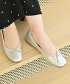 【ヌーベルローブオウ/nouvelleRobe Ou】の【本革・高反発・抗菌】Square スクエアトゥ メッシュバレエシューズ シルバー|ID: prp329100004591389 ipo3291000000032672401
