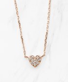 【トッカ/TOCCA】の【WEB限定】FULL OF LOVE NECKLACE K10 ダイヤモンド ネックレス ピンクゴールド系|ID: prp329100004591394 ipo3291000000032672430