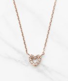 【トッカ/TOCCA】の【WEB限定】IN YOUR HEART NECKLACE K10 ダイヤモンド ネックレス ピンクゴールド系|ID: prp329100004591396 ipo3291000000032672442