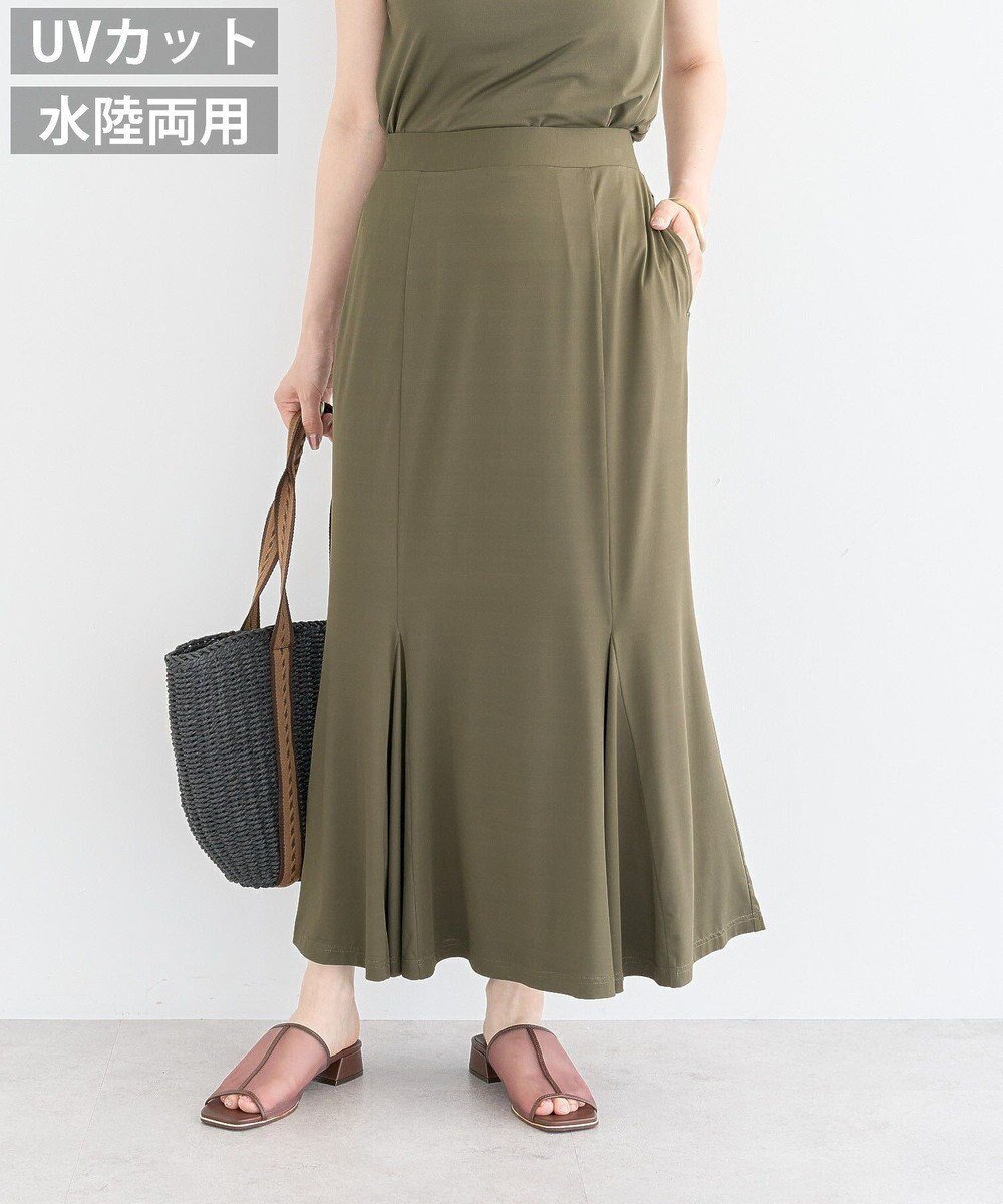 【グリーンパークス/Green Parks】の・SUGAR SPOON 【ラッシュガード】スカー インテリア・キッズ・メンズ・レディースファッション・服の通販 founy(ファニー) 　ファッション　Fashion　レディースファッション　Fashion for Women　スカート　Skirts　おすすめ　Recommended / Our Picks　クール　Cool, Chic　サマー　Summer, Summer Style　ポケット　Pocket, Pocket Detail　マーメイド　Mermaid, Fishtail Silhouette　吸水　Absorbent, Quick-Dry　A/W・秋冬　Autumn/Winter　Khaki|ID: prp329100004591424 ipo3291000000032672618
