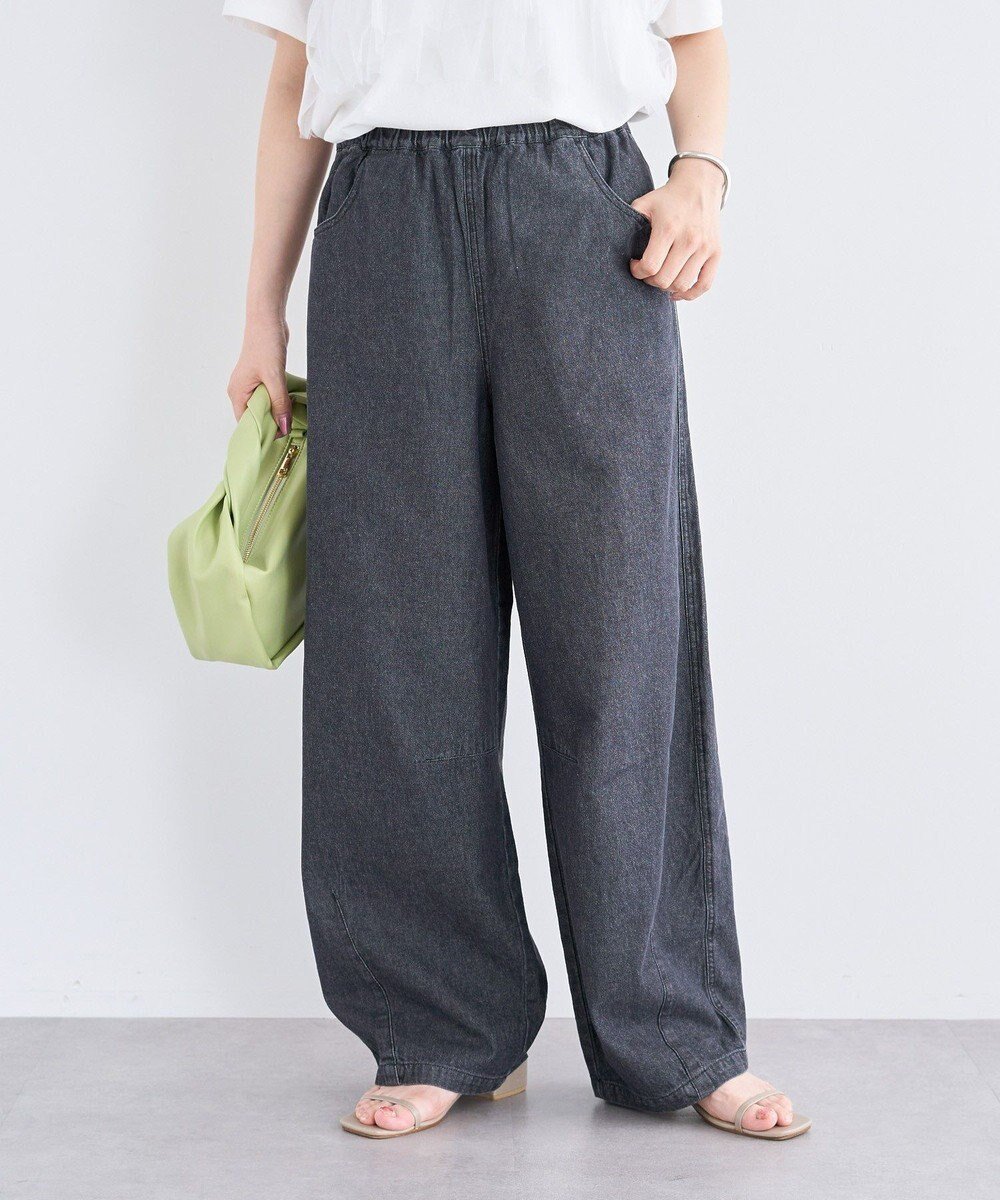 【グリーンパークス/Green Parks】の・DOUBLE FLAGSリボン刺繍ポケットデニ 人気、トレンドファッション・服の通販 founy(ファニー) 　ファッション　Fashion　レディースファッション　Fashion for Women　パンツ　Pants & Trousers　デニムパンツ・ジーンズ・美脚デニム　Denim Jeans & Pants　おすすめ　Recommended / Our Picks　デニム　Denim, Jeans Material　ポケット　Pocket, Pocket Detail　リボン　Ribbon, Bow　夏　Summer　春　Spring　S/S・春夏　SS, Spring/Summer, Warm Season　 other-1|ID: prp329100004591427 ipo3291000000032588507