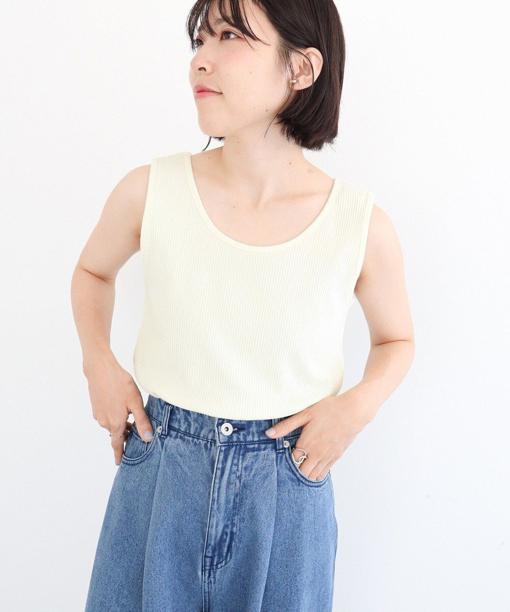 【グリーンパークス/Green Parks】の前後2WAY リブタンクトップⅡ 人気、トレンドファッション・服の通販 founy(ファニー) 　ファッション　Fashion　レディースファッション　Fashion for Women　トップス・カットソー　Cut & Sew Tops　キャミソール&ノースリーブ　Camisoles & Sleeveless Tops　おすすめ　Recommended / Our Picks　インナー　Innerwear　キャミソール　Camisole, Spaghetti Strap Top　シンプル　Simple, Minimal　ボトム　Bottoms, Lower Wear　ポケット　Pocket, Pocket Detail　A/W・秋冬　Autumn/Winter　 other-1|ID: prp329100004591428 ipo3291000000033516420