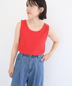 【グリーンパークス/Green Parks】の前後2WAY リブタンクトップⅡ 人気、トレンドファッション・服の通販 founy(ファニー) ファッション Fashion レディースファッション Fashion for Women トップス・カットソー Cut & Sew Tops キャミソール&ノースリーブ Camisoles & Sleeveless Tops おすすめ Recommended / Our Picks インナー Innerwear キャミソール Camisole, Spaghetti Strap Top シンプル Simple, Minimal ボトム Bottoms, Lower Wear ポケット Pocket, Pocket Detail A/W・秋冬 Autumn/Winter thumbnail Red|ID: prp329100004591428 ipo3291000000033516424