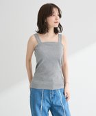 【グリーンパークス/Green Parks】のスクエアラメタンクトップ Gray|ID: prp329100004591430 ipo3291000000032668482