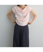 【グリーンパークス/Green Parks】のドレープオフショルフレンチ袖Tシャツ Pink|ID: prp329100004591431 ipo3291000000032668503
