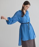 【イェッカ ヴェッカ/YECCA VECCA】の2way袖デザインシアーロングシャツ Blue|ID: prp329100004591439 ipo3291000000032588560