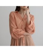 【イェッカ ヴェッカ/YECCA VECCA】の2way袖デザインシアーロングシャツ Salmon Pink|ID: prp329100004591439 ipo3291000000032588561