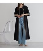 【イェッカ ヴェッカ/YECCA VECCA】のギャザー配色ワンピース Black|ID: prp329100004591440 ipo3291000000032588564