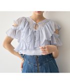 【アースミュージックアンドエコロジー/earth music&ecology】の2WAYフリルブラウス 人気、トレンドファッション・服の通販 founy(ファニー) ファッション Fashion レディースファッション Fashion for Women トップス・カットソー Cut & Sew Tops シャツ・ブラウス・オフィスカジュアル Elegant Blouses & Button-Ups シアー Sheer, See-Through スリーブ Sleeve, Long Sleeve / Short Sleeve フリル Frill, Ruffle ポケット Pocket, Pocket Detail リボン Ribbon, Bow 夏 Summer 春 Spring S/S・春夏 SS, Spring/Summer, Warm Season thumbnail Sax|ID: prp329100004591442 ipo3291000000033325316