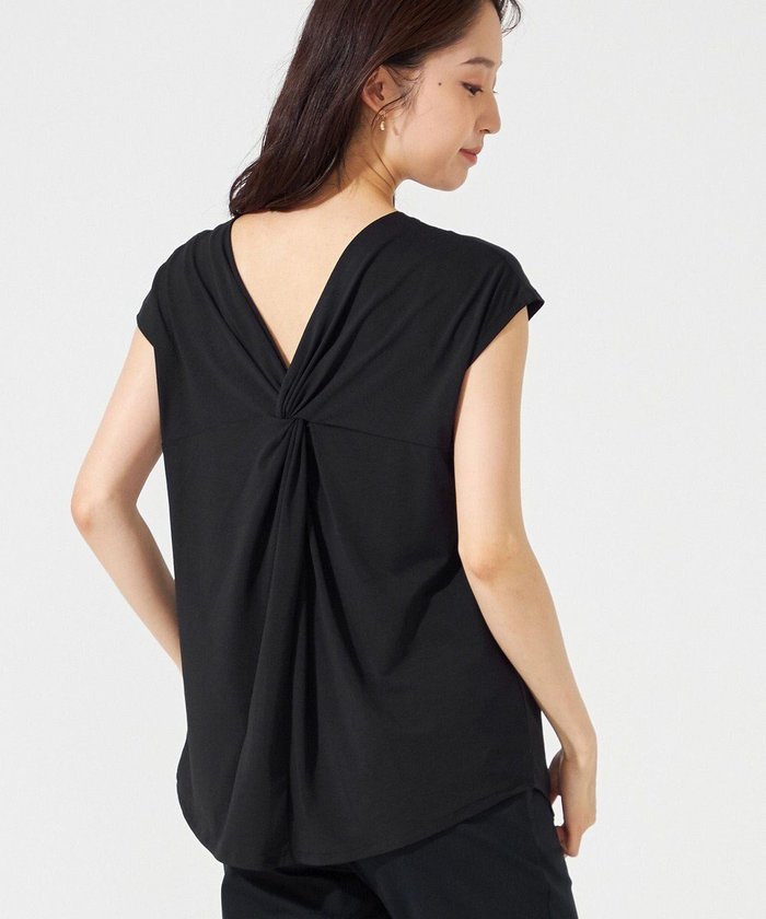 【チャコット/Chacott】のChacott BALANCE ツイストアクセント2WayTシャツ インテリア・キッズ・メンズ・レディースファッション・服の通販 founy(ファニー) https://founy.com/ ファッション Fashion レディースファッション Fashion for Women トップス・カットソー Cut & Sew Tops シャツ・ブラウス・オフィスカジュアル Elegant Blouses & Button-Ups ロングTシャツ・Tシャツ Longline T-Shirts & Tees シルケット Silket, Silky Cotton シンプル Simple, Minimal ストレッチ Stretch, Stretchy Fabric スリーブ Sleeve, Long Sleeve / Short Sleeve ツイスト Tweed, Tweed Fabric ドレープ Drape, Draping Fabric パターン Pattern, Design Print フレンチ French, French Style ボトム Bottoms, Lower Wear |ID: prp329100004591449 ipo3291000000032588591