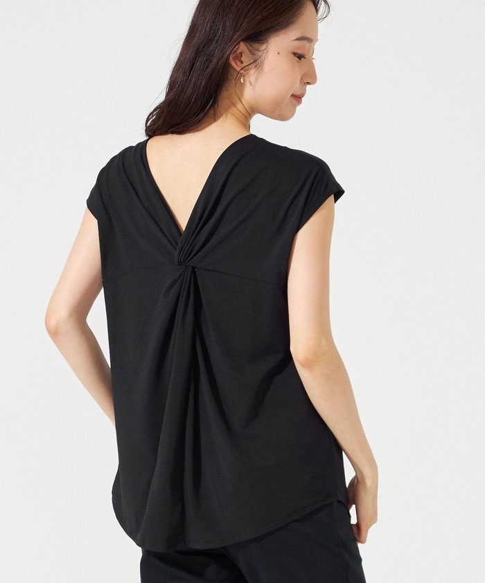 【チャコット/Chacott】のChacott BALANCE ツイストアクセント2WayTシャツ インテリア・キッズ・メンズ・レディースファッション・服の通販 founy(ファニー) https://founy.com/ ファッション Fashion レディースファッション Fashion for Women トップス・カットソー Cut & Sew Tops シャツ・ブラウス・オフィスカジュアル Elegant Blouses & Button-Ups ロングTシャツ・Tシャツ Longline T-Shirts & Tees シルケット Silket, Silky Cotton シンプル Simple, Minimal ストレッチ Stretch, Stretchy Fabric スリーブ Sleeve, Long Sleeve / Short Sleeve ツイスト Tweed, Tweed Fabric ドレープ Drape, Draping Fabric パターン Pattern, Design Print フレンチ French, French Style ボトム Bottoms, Lower Wear |ID: prp329100004591449 ipo3291000000033656111
