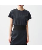 【アンクレイヴ/uncrave】の【UVカット・接触冷感・マシンウォッシャブル】ダブルフェイスジャージー ドルマンスリーブリブトップス スレート|ID: prp329100004591698 ipo3291000000033655333