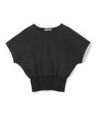 【アンクレイヴ/uncrave】の【UVカット・接触冷感・マシンウォッシャブル】ダブルフェイスジャージー ドルマンスリーブリブトップス ブラック|ID: prp329100004591698 ipo3291000000033655334