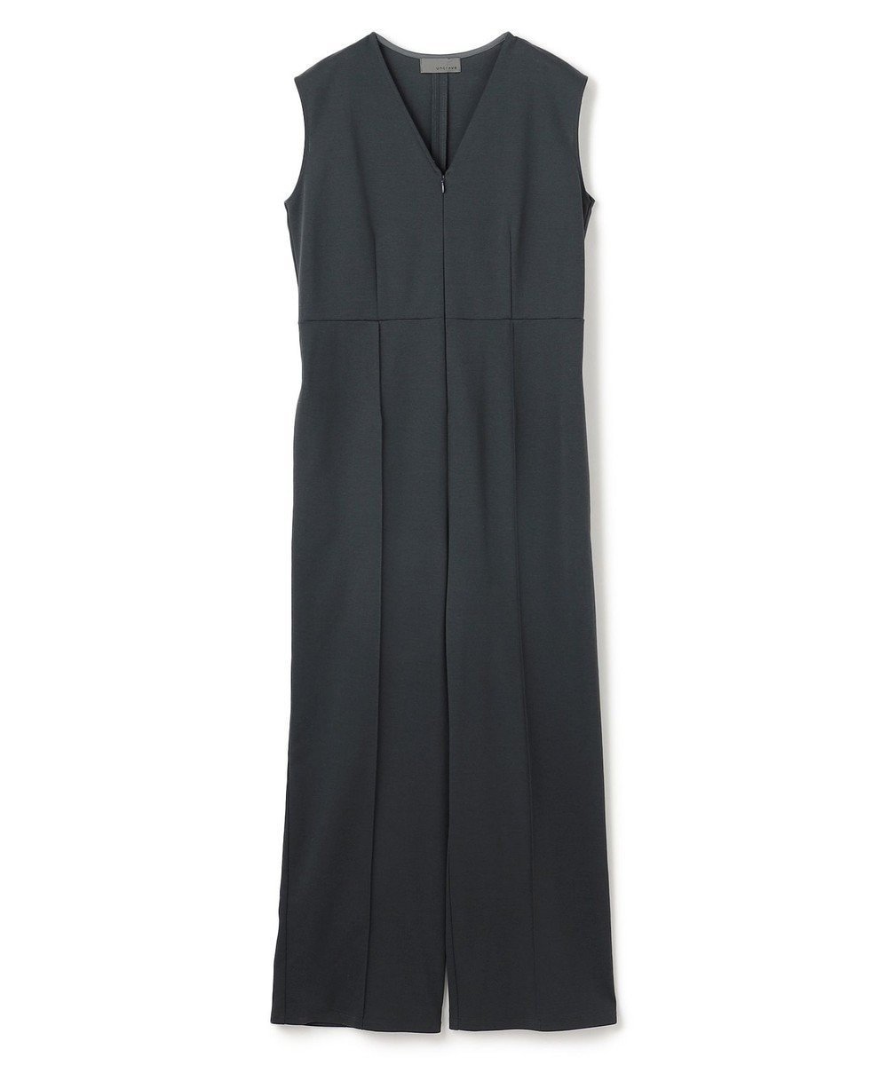 【アンクレイヴ/uncrave】のダブルフェイスジャージー オールインワン インテリア・キッズ・メンズ・レディースファッション・服の通販 founy(ファニー) ファッション Fashion レディースファッション Fashion for Women ワンピース Dresses オールインワン・ワンピース Dresses and Jumpsuits サロペット&オールインワン Dungarees & Jumpsuit Styles カットソー Cut and Sewn Top シルケット Silket, Silky Cotton ストレート Straight, Straight Cut バランス Balance, Style Balance フラット Flat, Flat Shoes フレア Flare, Flared スレート|ID: prp329100004591700 ipo3291000000033655315