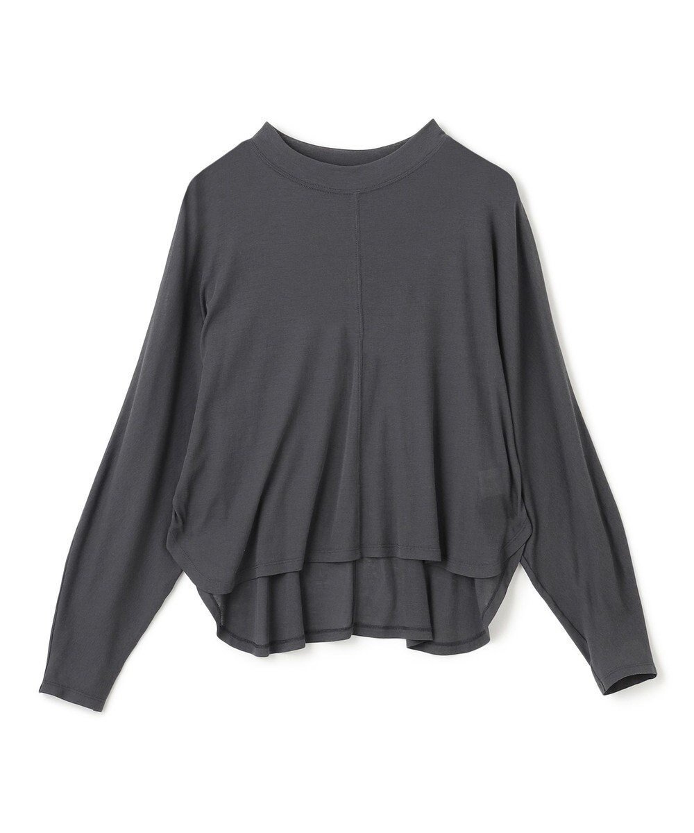 【アンクレイヴ/uncrave】のシアーハイツイストリブ ドルマントップス インテリア・キッズ・メンズ・レディースファッション・服の通販 founy(ファニー) 　ファッション　Fashion　レディースファッション　Fashion for Women　トップス・カットソー　Cut & Sew Tops　シャツ・ブラウス・オフィスカジュアル　Elegant Blouses & Button-Ups　ロングTシャツ・Tシャツ　Longline T-Shirts & Tees　カットソー・ベーシックTシャツ　Cut-and-Sewn Tops / Stretch Tees & Basics　イレギュラー　Irregular Design　春　Spring　カットソー　Cut and Sewn Top　グラデーション　Gradient, Ombre　シアー　Sheer, See-Through　S/S・春夏　SS, Spring/Summer, Warm Season　夏　Summer　スレート|ID: prp329100004591703 ipo3291000000032593217