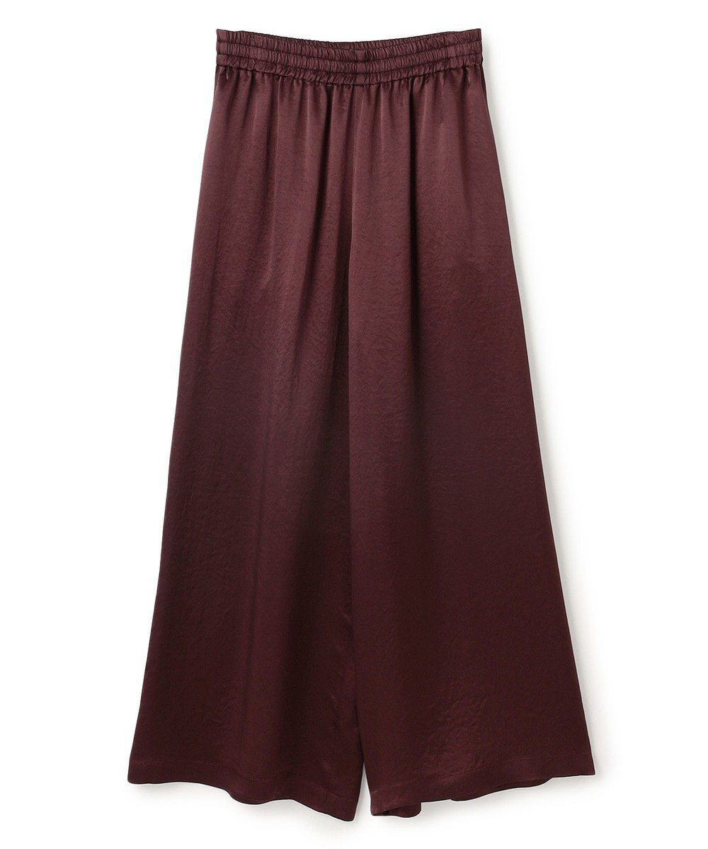【アンクレイヴ/uncrave】のアセテートヴィンテージサテン ワイドパンツ インテリア・キッズ・メンズ・レディースファッション・服の通販 founy(ファニー) 　ファッション　Fashion　レディースファッション　Fashion for Women　パンツ　Pants & Trousers　ヴィンテージ　Vintage Style　春　Spring　キャミソール　Camisole, Spaghetti Strap Top　吸水　Absorbent, Quick-Dry　セットアップ　Set-Up, Coordinated Outfit　バイアス　Bias, Diagonal Cut　フラット　Flat, Flat Shoes　リラックス　Relax, Relaxed Fit　ワイド　Wide, Wide Fit　S/S・春夏　SS, Spring/Summer, Warm Season　おすすめ　Recommended / Our Picks　夏　Summer　エレガント 上品　Elegant　バーガンディ|ID: prp329100004591709 ipo3291000000036062509