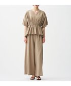 【アンクレイヴ/uncrave】の【洗濯機洗い可】コットンリネンボイル ワイドパンツ トープ|ID: prp329100004591716 ipo3291000000032593307