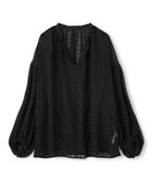 【アンクレイヴ/uncrave】の【手洗い可】シアードットジャガード ブラウス ブラック|ID: prp329100004591719 ipo3291000000032593323