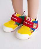 【ミキハウスホットビスケッツ/MIKI HOUSE HOT BISCUITS / KIDS】の【14-15.5cm】 ダブルラッセル セカンドベビーシューズ 赤×黄|ID: prp329100004592343 ipo3291000000032602724