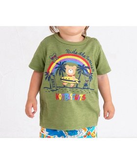 【ミキハウスホットビスケッツ/MIKI HOUSE HOT BISCUITS / KIDS】の【80-120cm】 サーフ柄 スラブ天竺 半袖Tシャツ 人気、トレンドファッション・服の通販 founy(ファニー) ファッション Fashion キッズファッション KIDS Children’s Clothing トップス・カットソー Tops/Tees/Kids おすすめ Recommend アロハ Aloha カットソー Cut And Sew ハーフ Half フロント Front 半袖 Short Sleeve 夏 Summer 春 Spring S/S・春夏 Ss・Spring/Summer |ID:prp329100004592345