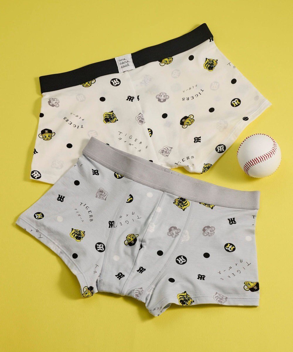 【ウンナナクール/une nana cool / MEN】のMADE WITH 阪神タイガース メンズボクサーパンツ インテリア・キッズ・メンズ・レディースファッション・服の通販 founy(ファニー) 　ファッション　Fashion　メンズファッション　Fashion for Men　ボトムス　Bottoms　アンダー　Underwear Essentials　フィット　Fit, Slim Fit　GY|ID: prp329100004592358 ipo3291000000033653516