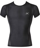 【シーダブリューエックス/CW-X / MEN】の【MEN】 CW-X 機能性トップス 【JYURYU TOP】 メッシュ 半袖 肩が動かしやすくなる 運動時の疲労を軽減 ゴルフ 球技 マラソン JAO395 /ワコール ブラック|ID: prp329100004592361 ipo3291000000032602837