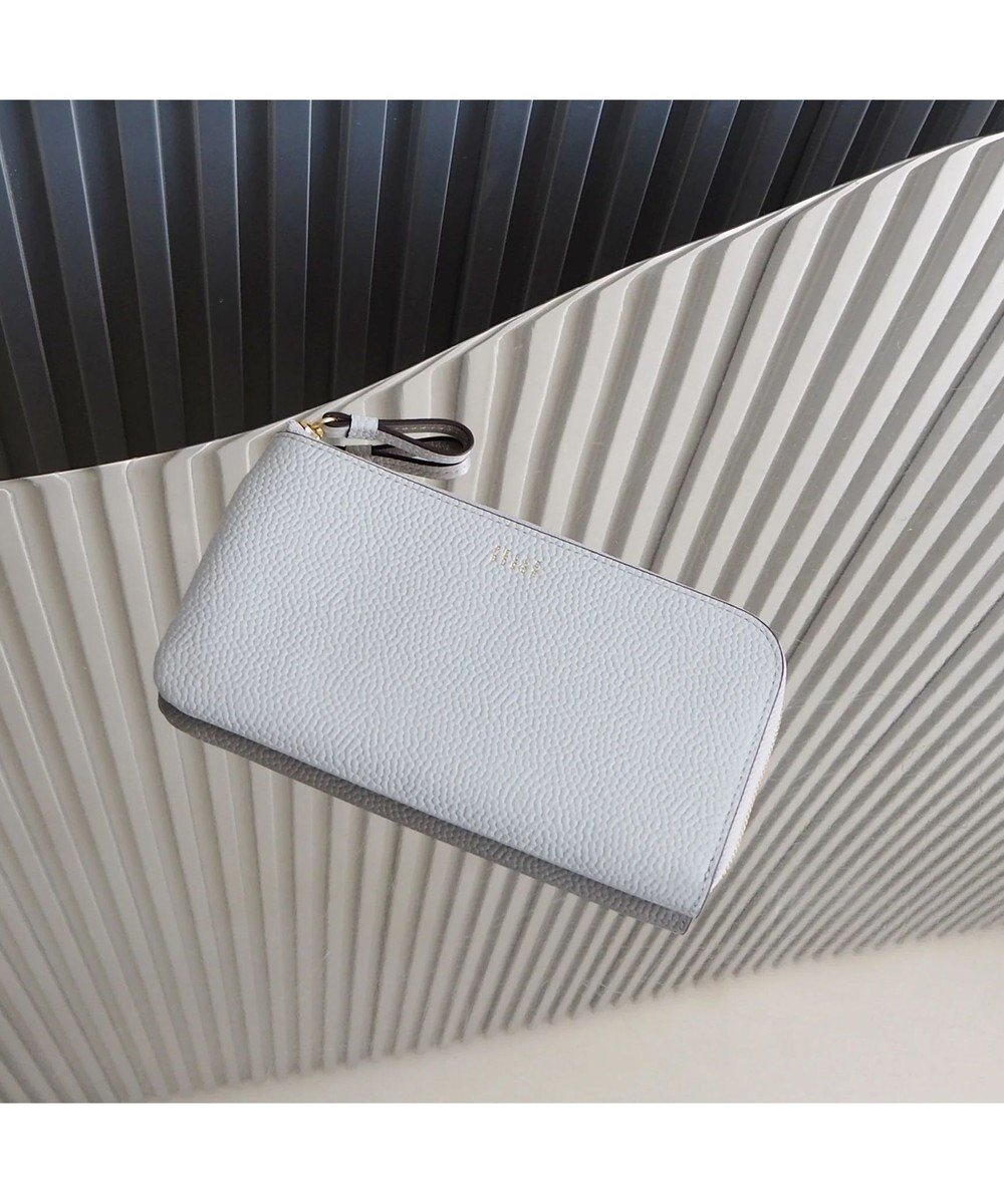 【ペレボルサ/PELLE BORSA】の短い長財布 Fine Goods フィーネグッズ 5443 インテリア・キッズ・メンズ・レディースファッション・服の通販 founy(ファニー) 　ファッション　Fashion　レディースファッション　Fashion for Women　ミニ財布・二つ折り財布　Wallets & Card Cases　コンパクト　Compact, Small Size　ポケット　Pocket, Pocket Detail　抗菌　Antibacterial, Bacteria-Resistant　財布　Wallet, Purse　アイスグレー|ID: prp329100004592384 ipo3291000000032603044