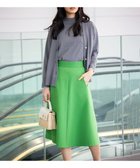 【組曲/KUMIKYOKU】の【洗える・シワになりにくい】GEMINI フレアスカート ダークグリーン系|ID: prp329100004592412 ipo3291000000034355261