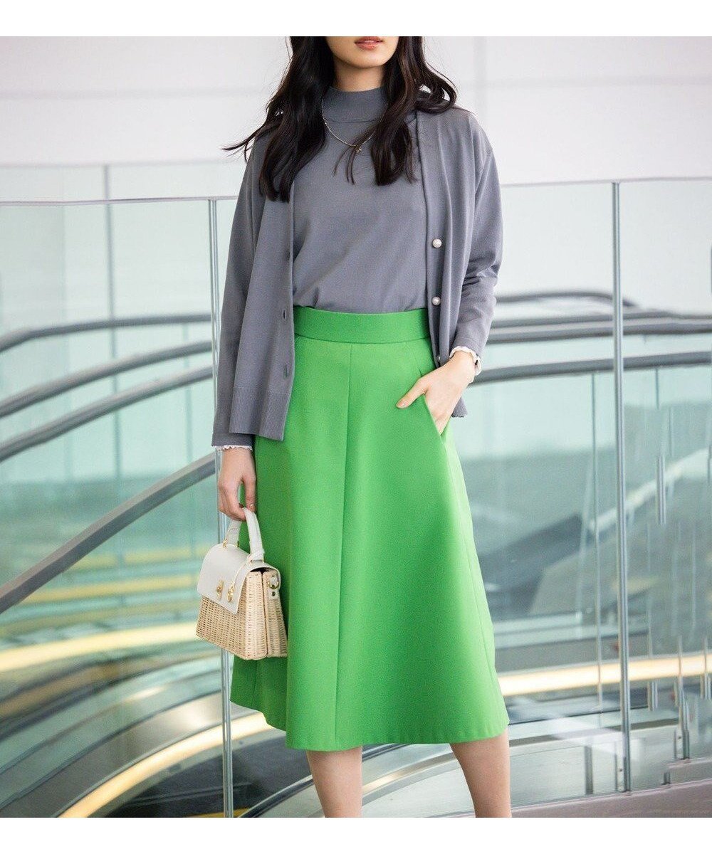 【組曲/KUMIKYOKU】の【洗える・シワになりにくい】GEMINI フレアスカート インテリア・キッズ・メンズ・レディースファッション・服の通販 founy(ファニー) ファッション Fashion レディースファッション Fashion for Women スカート Skirts Aライン・フレアスカート A-Line & Flared Skirts ストレッチ Stretch, Stretchy Fabric フレア Flare, Flared 夏 Summer S/S・春夏 SS, Spring/Summer, Warm Season 洗える Machine Washable A/W・秋冬 Autumn/Winter ダークグリーン系|ID: prp329100004592412 ipo3291000000034355261