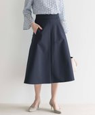 【組曲/KUMIKYOKU】の【洗える・シワになりにくい】GEMINI フレアスカート ネイビー系|ID: prp329100004592412 ipo3291000000034355262