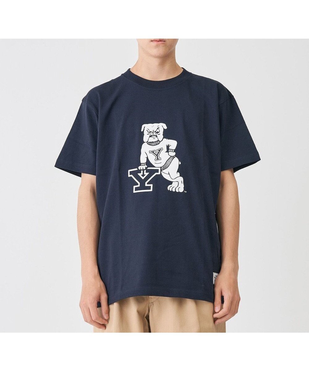 【ジェイプレスヨークストリート/J.PRESS YORK STREET】の【UNISEX】YALE × J.PRESS YORK STREET コラボTシャツ 人気、トレンドファッション・服の通販 founy(ファニー) 　ファッション　Fashion　レディースファッション　Ladies' Fashion Online　トップス・カットソー　Tops/Tshirt　シャツ/ブラウス　Shirts/Blouses　ロング / Tシャツ　T-Shirts　カットソー　Cut and Sewn　ユニセックス　Unisex　カットソー　Cut And Sew　コラボ　Collaboration　プリント　Print　ラバー　Rubber　夏　Summer　春　Spring　S/S・春夏　Ss・Spring/Summer　 other-1|ID: prp329100004592422 ipo3291000000032603534