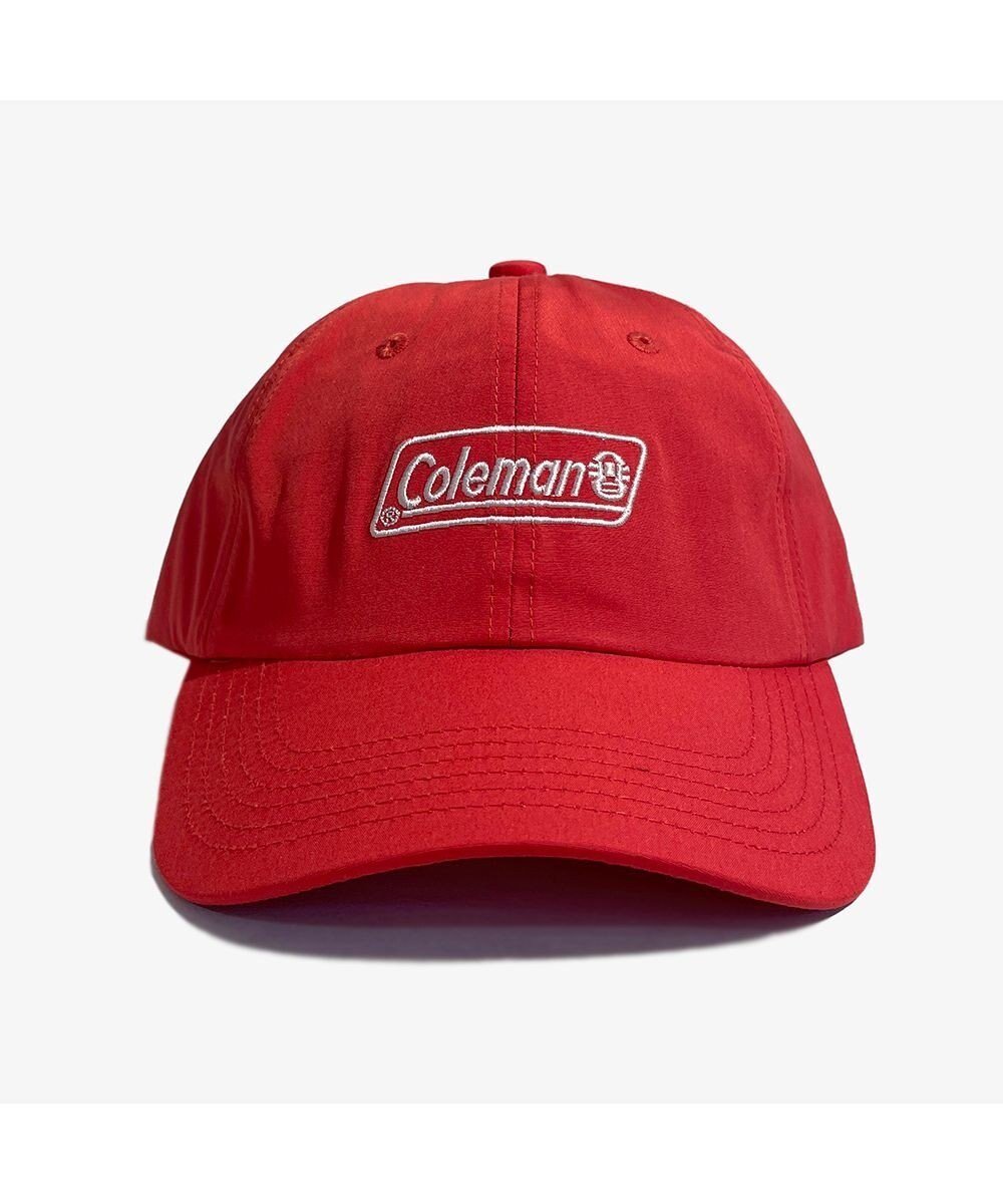 【林八百吉商店/HAYASHIYAOKICHI】のColeman 刺繡キャップ インテリア・キッズ・メンズ・レディースファッション・服の通販 founy(ファニー) 　ファッション　Fashion　レディースファッション　Ladies' Fashion Online　帽子　Hats　アウトドア　Outdoor　キャップ　Cap　シンプル　Simple　ループ　Loop　帽子　Hat　軽量　Lightweight　レッド|ID: prp329100004592440 ipo3291000000032603702
