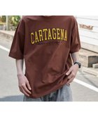 【ウィゴー/WEGO】の【ユニセックス着用アイテム/MLサイズ展開】サガラワッペンロゴBIG T(SS) ブラウン|ID: prp329100004592446 ipo3291000000032603768