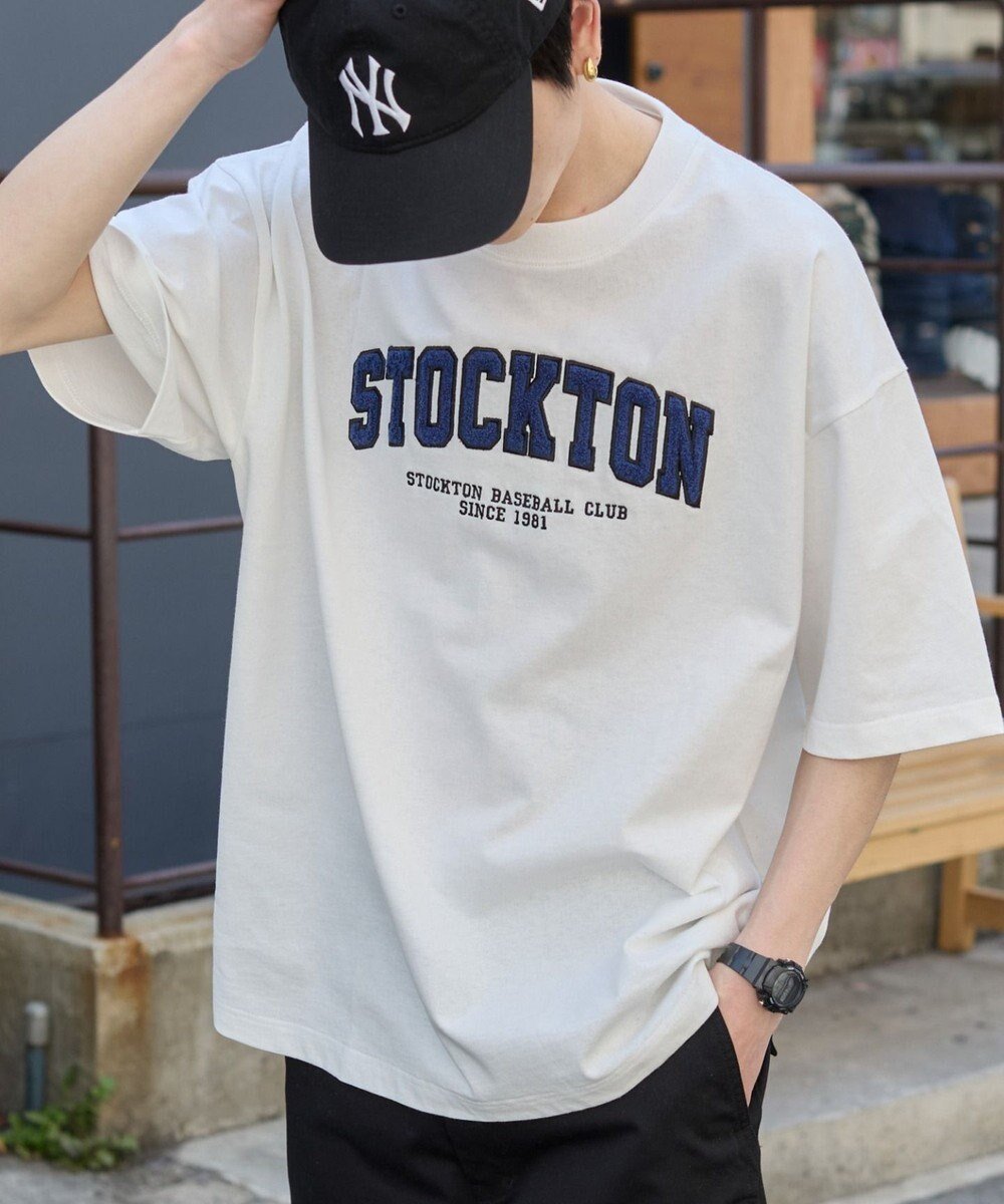 【ウィゴー/WEGO】の【ユニセックス着用アイテム/MLサイズ展開】サガラワッペンロゴBIG T(SS) インテリア・キッズ・メンズ・レディースファッション・服の通販 founy(ファニー) 　ファッション　Fashion　レディースファッション　Ladies' Fashion Online　トップス・カットソー　Tops/Tshirt　シャツ/ブラウス　Shirts/Blouses　ロング / Tシャツ　T-Shirts　カットソー　Cut and Sewn　春　Spring　カットソー　Cut And Sew　カーゴパンツ　Cargo Pants　スマホ　Smartphone　デニム　Denim　ネックレス　Necklace　フロント　Front　半袖　Short Sleeve　S/S・春夏　Ss・Spring/Summer　再入荷　Restock/Back In Stock/Re Arrival　NEW・新作・新着・新入荷　New Arrivals　おすすめ　Recommend　夏　Summer　ホワイト|ID: prp329100004592446 ipo3291000000032603770