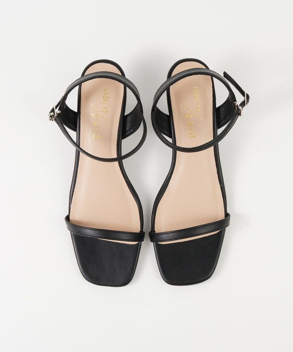 【ボントレ/BONTRE】の【pied du lapan/ピエドラパン】ストラップヒールサンダル/50774ZI インテリア・キッズ・メンズ・レディースファッション・服の通販 founy(ファニー) 　ファッション　Fashion　レディースファッション　Ladies' Fashion Online　NEW・新作・新着・新入荷　New Arrivals　サンダル　Sandals　シルバー　Silver　フランス　France　ラップ　Wrap　夏　Summer　春　Spring　S/S・春夏　Ss・Spring/Summer　ブラック|ID: prp329100004592457 ipo3291000000032603884