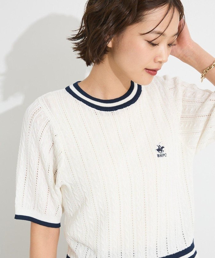 【クラフトスタンダードブティック/CRAFT STANDARD BOUTIQUE】の別注/BHPC 刺繍ケーブル編みニット インテリア・キッズ・メンズ・レディースファッション・服の通販 founy(ファニー) https://founy.com/ ファッション Fashion レディースファッション Fashion for Women トップス・カットソー Cut & Sew Tops ニット Knit Tops & Sweaters 春 Spring クール Cool, Chic スリーブ Sleeve, Long Sleeve / Short Sleeve セーター Sweater, Knitwear ハーフ Half, Half-Length フォルム Silhouette, Form ポケット Pocket, Pocket Detail 別注 Limited Edition, Custom Order モチーフ Motif, Design Theme S/S・春夏 SS, Spring/Summer, Warm Season おすすめ Recommended / Our Picks 夏 Summer 2025年 2025 2025春夏・S/S Spring/Summer 2025 SS25 |ID: prp329100004592458 ipo3291000000032603887