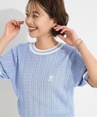 【クラフトスタンダードブティック/CRAFT STANDARD BOUTIQUE】の別注/BHPC 刺繍ケーブル編みニット Sax|ID: prp329100004592458 ipo3291000000032603890