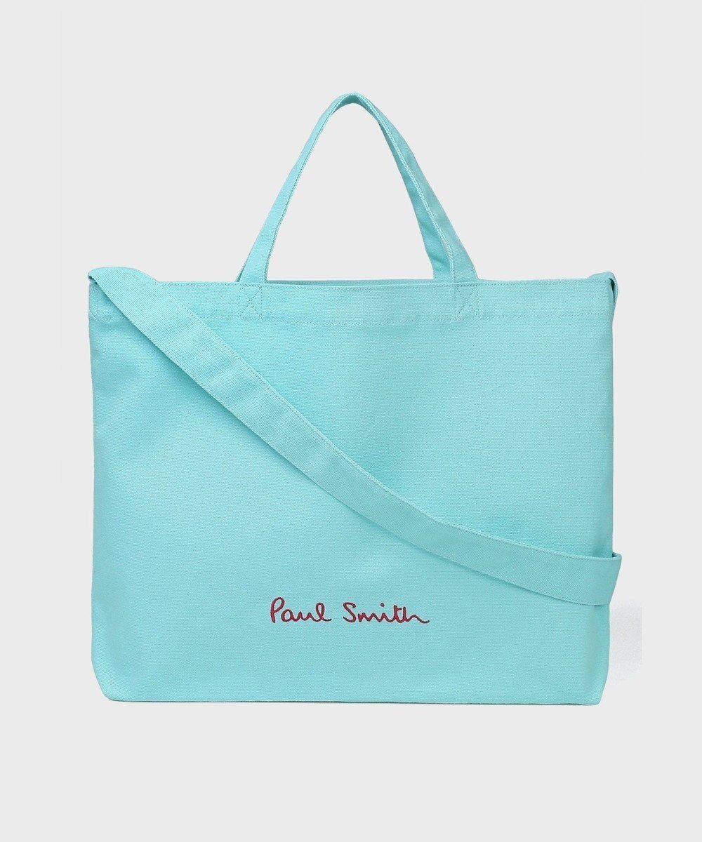 【ポール スミス/Paul Smith】のPaul Smith Logo ポップカラー トートバッグ インテリア・キッズ・メンズ・レディースファッション・服の通販 founy(ファニー) 　ファッション　Fashion　レディースファッション　Fashion for Women　バッグ　Bags　おすすめ　Recommended / Our Picks　ギフト プレゼント　Gift / Present　ミントグリーン|ID: prp329100004592460 ipo3291000000032603896