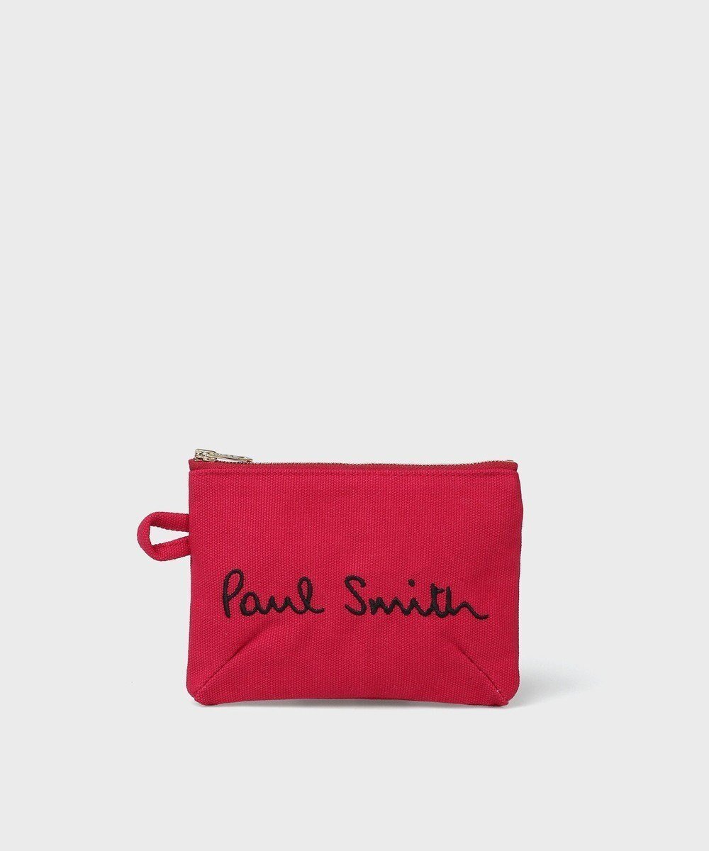 【ポール スミス/Paul Smith】のPaul Smith Logo ポップカラー ポーチ インテリア・キッズ・メンズ・レディースファッション・服の通販 founy(ファニー) 　ファッション　Fashion　レディースファッション　Fashion for Women　ミニ財布・二つ折り財布　Wallets & Card Cases　ポーチ&ミニバッグ　Pouches & Mini Bags　おすすめ　Recommended / Our Picks　ギフト プレゼント　Gift / Present　ポーチ　Pouch, Small Case　再入荷　Restock / Back in Stock　財布　Wallet, Purse　レッド|ID: prp329100004592461 ipo3291000000032603906